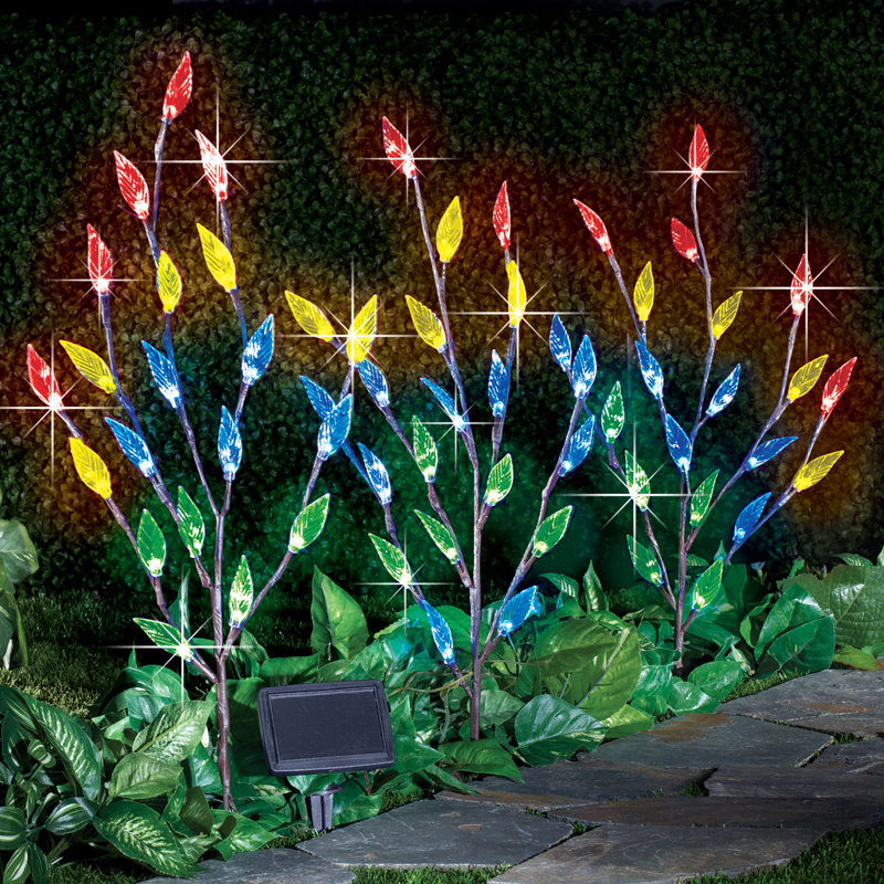 Primrue Leaf Branch Solar Lighted Trees and Branches & Reviews Wayfair.ca